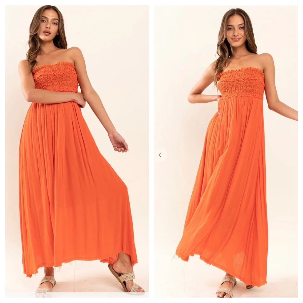 01 Boho Two Way Wear Maxi Skirt and Dress - Picture 2 of 3